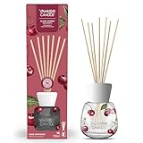 Yankee Candle Signature Diffusore a bastoncini | Amarena | 100 ml | Fino a 10 settimane di fragranza | Confezione riciclabile | Un regalo perfetto per una donna