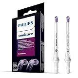 Philips Sonicare Beccuccio Irrigatore Orale F3 Quad Stream - per Philips Sonicare Power Flosser cordless - 2 pezzi (modello HX3062/00)