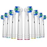 Testine di ricambio per Oral B, 8 Pack di testine per spazzolini elettrici per Oral B Braun, EB17-P Testine di pulizia di precisione adatte per Oral B pro 1000, Vitality Smart Genius Series e altri