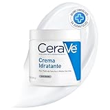 CeraVe Crema Idratante Viso e Corpo, Per Pelli da Secche a Molto Secche, Azione Protettiva e Ripristino della Barriera Cutanea, Con 3 Ceramidi e Acido Ialuronico, 542 g