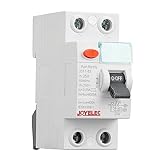 JOYELEC Interruttore Magnetotermico Differenziale,Protezione di perdita di circuito, protezione di cortocircuito,protezione da sovraccarico,1P+N,6kA,Idn=0.03A, In=25A,AC230V