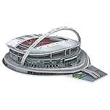 Paul Lamond National Soccer Club Games 3845 Wembley 3D Stadium, Red, Grey