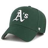 47 Forty Seven Brand Oakland Athletics Dark Green MVP Curved Visor Velcroback cap