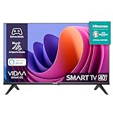 Hisense TV 40" Full HD 40A4N, Smart TV VIDAA U7, Game Mode, Works with Alexa, Tuner DVB-T2/S2 HEVC 10, lativù