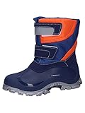 Spirale Simon, Stivali da neve Bambino, (Orange-Blau 489), 24 EU