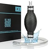 King Kong State Pompa manuale – Pompa di trasferimento XL per liquidi come acqua, benzina, diesel o miscela di olio, ideale per auto e moto