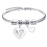 QTQTLP Regalo Sorella Braccialetti Donna Braccialetto Bracciale Sorella Bracciale Acciaio inossidabile Regali Laurea Regalo Sorella Compleanno Regalo Sorella Maggiore (3)