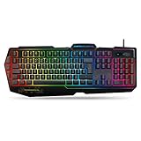 EMPIRE GAMING - K900 Gaming Keyboard QWERTY- 105 Semi-mechanical keys -9-mode LED RGB backlighting, including 1 customisable mode - 19 anti-ghosting keys gamer keyboard