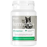 Fermenti+, 60cps - Fermenti Lattici Probiotici - Fino a 4 mesi di fornitura - Ripristina Flora Batterica e Intestinale - Contrasto Fastidi Intestinali - Molto Appetibile - Per Cani e Gatti - Lelapo