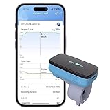 ViATOM SleepO2 Saturimetro da Dito Professionale, Pulsossimetro da Dito con Allarme a Vibrazione, Ossimetro per il Sonno Monitoraggio Notturno con SpO2 e Frequenza Cardiaca APP Gratuiti