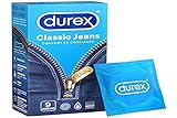 Durex - Preservativi Classic Jeans, comodi e affidabili (Confezione da 9)