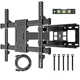 BONTEC Supporto da Parete per TV da LED LCD 32-85 pollici, Staffa TV con Movimento Inclinabile ed Estendibile, Supporto TV per Muro Staffa Ultra Resistente a 60kg, Max VESA 600x400mm