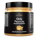 Protein Works, Burro di arachidi Cremoso, Peanut Butter naturale al 100%, Vegano, Senza zuccheri aggiunti, conservanti od olio di palma, Protein Works, 250g