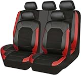 XISENWW Set completo di coprisedili per auto, adatti per Renault Clio Duster, Clio 4, Espace, Seat, Leon, Ibiza, Mitsubishi, Lancer X, Pajero, Outlander, Subaru, Foresta