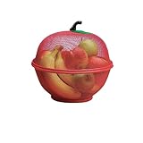 Apple Cestino Frutta, Acciaio, Portafrutta Fruttiera Porta Frutta Moderno Grande Cestino per Frutta Porta Frutta da Tavolo Cestini per Frutta Centrotavola Cesto portaoggetti a forma