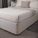 Belledorm, decorazione per letto in tessuto jersey – Trasforma una base per letto dall aspetto triste (Colore: lino, 152 x 198cm)