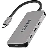 Sitecom CN-386 USB-C Hub 4 Porte |da USB-C Maschio a 3X USB-C 3.1 + 1x USB-C con Power Delivery Ports – Hub in Alluminio