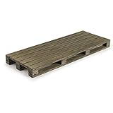 LACOR 61057 Presentazione Alimenti Mini Pallet, Legno di Betulla al 100%, Resistente, 40x15cm, Ecologico, Multicolore