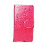 GYDQQKJ Cover per Sony Ericsson Xperia Ray (3.30"), Stand PU Pelle Portafoglio Flip Case Guscio in Custodia Protettiva Sony Ericsson Xperia Ray (3.30") - Rose