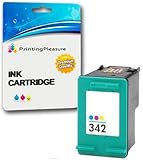 Printing Pleasure COLORE Cartuccia d inchiostro compatibile per HP Photosmart 2570 2575 2710 8150 C3100 C3180 C4180 D5160 DeskJet 5440 Officejet 6310 6315 | Sostituzione per HP 342 (C9361EE)