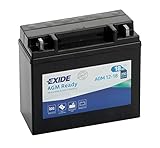 EXIDE Batteria 18Ah 250A Moto AGM Ready