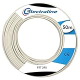 Electraline – Cavo telefonico, PTT 298 ADSL 4P), colore: beige 50 m