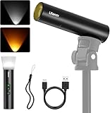 ULANZI LM07 Toricia Fotografica, Luce Led Ricaricabile con Batteria 2000mAh per Video Foto, Faretto Fotografico Luminosità Regolabile, 2000K-5500K Bicolore Luce Portabile per Campeggio Escursionismo