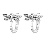 GemKing SCE1511 dragonfly earrings S925 Sterling Silver Earring