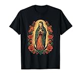 Madonna Santa Maria Di Guadalupe Vergine Maria Potente Simbolo Maglietta