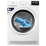 Electrolux PerfectCare 700 Asciugatrice 8Kg, EW7HA482, Classe A++, Pompa di Calore, GentleCare inverter, Sistema EcoFlow, 850x596x638 mm, Bianco