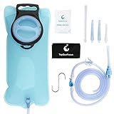 TopQuaFocus Kit borsa per clistere portatile Borsa per clistere per uomo Donna Pulizia del colon Anel Douche Uomo 2L