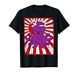 Kawaii Japanese Anime Octopus Tako Design Manga Style Maglietta