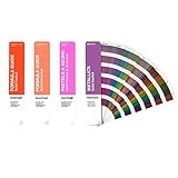 Pantone GP1605B Formula Guide Coated & Uncoated - 4 Mazzette a Ventaglio, in una Disposizione Cromatica dei Colori, Multicolore