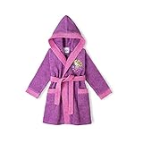 Accappatoio per bambini lilla 100% cotone OEKO-TEX® - Taglia: 6-8 anni