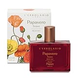 L Erbolario Papavero Soave Profumo Donna - Profumo Caldo e Avvolgente dal Fascino Misterioso del Papaver Orientalis - Fragranza Femminile Fiorita e Ambrata, 50 ml