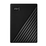 WD 2TB My Passport HDD portatile USB 3.0 con software per gestione di dispositivi, backup e protezione tramite password - funziona con PC, Xbox X, Xbox S, PS4 and PS5 - Nero