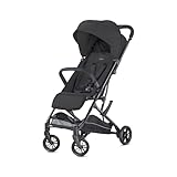 Inglesina Sketch Passeggino Leggero e Compatto, Nero, Confortevole, fino a 17kg, Chiusura una Mano, UPF 50+