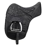 Lemieux ProKit - Coprisella da Dressage in Nero con Impugnatura in Silicone, Esterno in Poliestere Impermeabile e Fodera in Pile, Taglia Unica