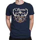 Servus Cool Deer - Maglietta da uomo, blu navy, L