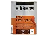 Sikkens Cetol Filter 7 Plus RM - Speciale vernice trasparente per esterni, colori e dimensioni assortiti 1 litro Noce