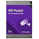 HDD WESTERN DIGITAL 1TB PURPLE Videosorveglianza 1 TB 3.5" SATA, Unità a stato solido