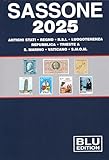 CATALOGO SASSONE BLU 2025 - CATALOGO PER FRANCOBOLLI