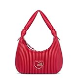 Love Moschino JC4042PP1GLA1, Borsa a Spalla, Donna, Rosso, Taglia unica