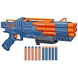 Nerf Elite 2.0, blaster Ranger PD-5, raffica a 5 canne, 10 dardi Nerf Elite, facile da usare, portadardi, azione a pompa