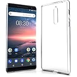 N NEWTOP Custodia Cover Compatibile per Nokia 8, Morbido TPU Clear Gel Silicone Anti Graffio Trasparente Slim Sottile Flessibile Case Posteriore Protettiva (per Nokia 8)