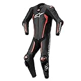 Alpinestars Missile V2 Costume da moto monopemo in pelle (Black/Red,52)