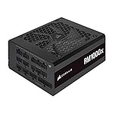 Corsair RM1000x 80 PLUS Gold Alimentatore ATX da 1000 Watt Completamente Modulare (Ventola da 135 mm con Cuscinetto a Levitazione Magnetica, Compatibilità Completa, Condensatori Giapponesi) EU - Nero