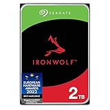 Seagate IronWolf, 2 TB, Disk Interno NAS, SATA da 6 Gbit/s, CMR 3,5", 5900 giri/min, cache 256 MB, NAS RAID, 3 anni Rescue Services, Imballaggio Senza Frustrazioni (ST2000VNZ03), Amazon Exclsusivo