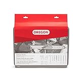 Oregon Kit per l Affilatura della Catena della Motosega Include Custodia Rigida, Lime, Manici, Misuratore di Profondità, Morsa per Ceppi, Cuneo di Abbattimento ed Altri Accessori (601981)