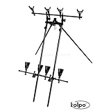 kolpo Tripode Alluminio 4 Canne Surf Feeder Carpfishing Telescopico